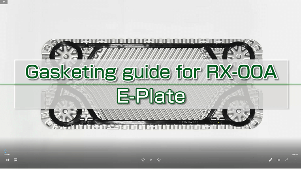 Gasketing guide for RX-00A E-Plate Gasket
